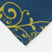 Levenflank / Blume des Lebens - vintage XI Fleece Deken (Hoek)