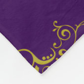 Levenflank / Blume des lebens - vintage XII Fleece Deken (Hoek)