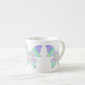Levenflank / Blume des Lebens - vlinder Espresso Kop (Voorkant rechts)