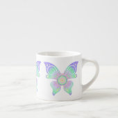 Levenflank / Blume des Lebens - vlinder Espresso Kop (Rechts)