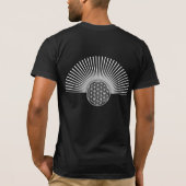 Levenflank / Blume des Lebens - wit vlak T-shirt (Achterkant)