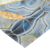 Levenflens in de Heilige Geometrie Marmer Ornament Tafelkleed (Gekanteld)