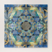 Levenflens in een gecastreerd Ornament voor meetku Legpuzzel (Horizontaal)