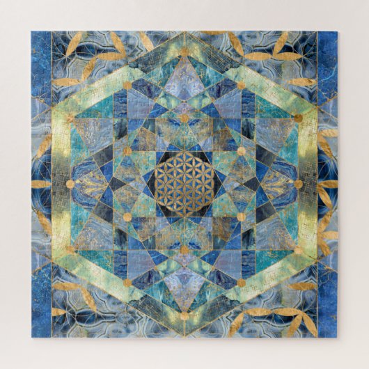 Levenflens in een gecastreerd Ornament voor meetku Legpuzzel (Verticaal)