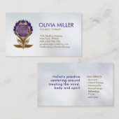 Levenflens - Lotus Flower Ornament Visitekaartje (Voorkant / Achterkant)