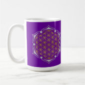 Levenflens - Lotus gold Silver Koffiemok (Links)