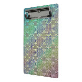 Levenflens - naadloos grijppatroon II Mini Klembord (Angled2)