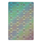 Levenflens - naadloos grijppatroon II Mini Klembord (Achterkant)