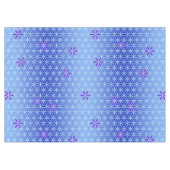 Levenflens - naadloos stempel - blauw tafelkleed (Voorkant (Horizontaal))
