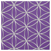 Levenflens - XI & zilverpatroon Stof (Swatch)