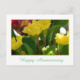 Levengele tuinbloemen blij met je verjaardag briefkaart