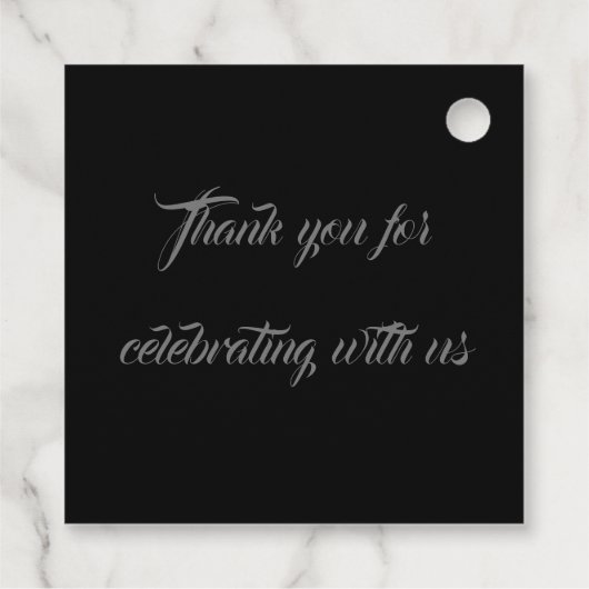 Levengele zonnebloemen Abstracte kunst Bedankjes Labels (Achterkant)