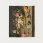 Levenleven bloem Ambrosius Bosschaert Wandkleed (Voorkant)