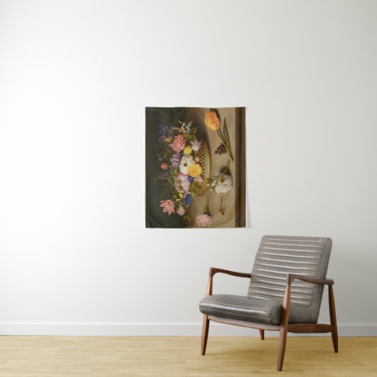 Levenleven bloem Ambrosius Bosschaert Wandkleed (In situ)