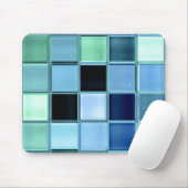 Levenmeer AquaMarine Glass Tile Mosaic Mousepad Muismat (Met muis)