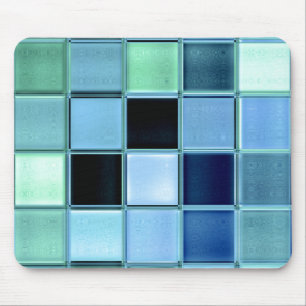 Levenmeer AquaMarine Glass Tile Mosaic Mousepad Muismat