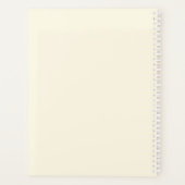 Levenoude rode roze roze rozen en roze parels planner (Achterkant)