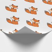 Levenrode vos cadeaupapier (Hoek)