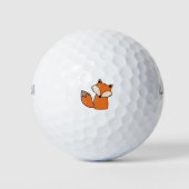 Levenrode vos golfballen (Voorkant)