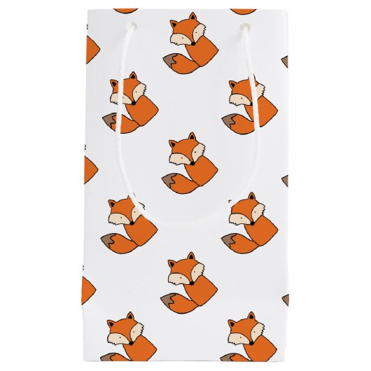 Levenrode vos klein cadeauzakje (Voorkant)