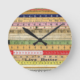 LEVENS BETERE REGELS VOOR DE COLORFUL SCRAPBOOKING RONDE KLOK