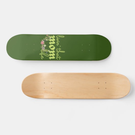 LEVENS DAT MOMENTOLLIFE-moederdag cadeauidee Persoonlijk Skateboard (Horizontaal)