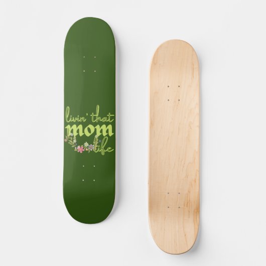 LEVENS DAT MOMENTOLLIFE-moederdag cadeauidee Persoonlijk Skateboard (Voorkant)