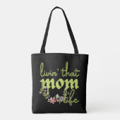 LEVENS DAT MOMENTOLLIFE-moederdag cadeauidee Tote Bag (Achterkant)
