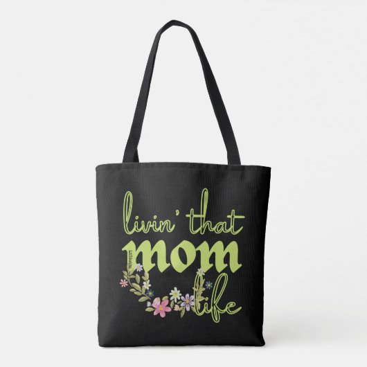 LEVENS DAT MOMENTOLLIFE-moederdag cadeauidee Tote Bag (Achterkant)