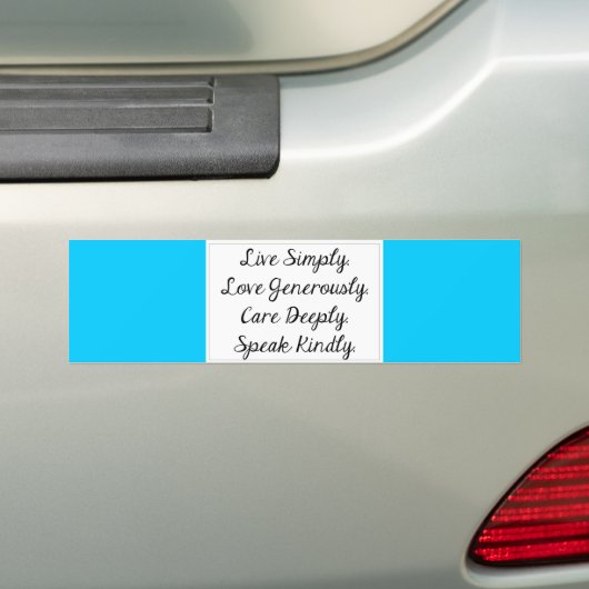 LEVENS EENVOUDIG VERLIEZEN OVER HET ALGEMEEN ZORG  BUMPERSTICKER (Op auto)