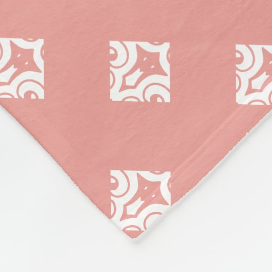 LEVENS HIER Pink Fleece Deken (Hoek)