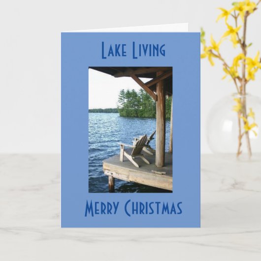 **LEVENS IN DE LAK** CHRISTMAS IS BIJZONDERE KAART (Gele Bloem)