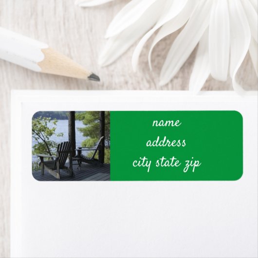 **LEVENS OP HET ETIKET VOOR TERUGKEERADRES* (Insitu)