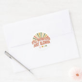 Levens redden, alleen langzamer, grappig gepension ronde sticker (Envelop)