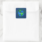 Levens redden Orgaandonor bewustzijn Vierkante Sticker (Tas)