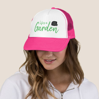 Levens Tuin Roze Hoed Trucker Pet