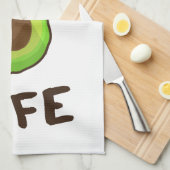 LEVENS VAN DE GUAC (Guacamole) Theedoek (Quarter Fold)