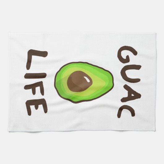 LEVENS VAN DE GUAC (Guacamole) Theedoek (Horizontaal)