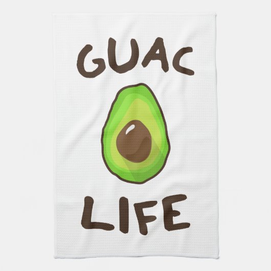 LEVENS VAN DE GUAC (Guacamole) Theedoek (Verticaal)