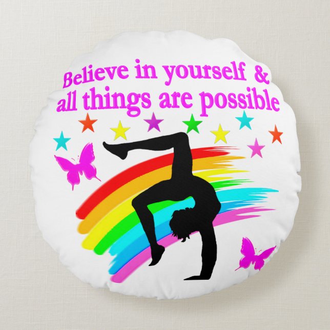 LEVENS VAN MIJN GYMNASTICS-DREAM ROND KUSSEN (Voorkant)