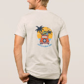 Levens wilde rit Tri-Blend shirt (Achterkant)