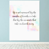 Levensaanbiedingen, Afstuderen, gefeliciteerd Canvas Afdruk (Insitu (Houten vloer))