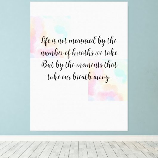 Levensaanbiedingen, Afstuderen, gefeliciteerd Canvas Afdruk (Insitu (Houten vloer))