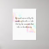 Levensaanbiedingen, Afstuderen, gefeliciteerd Canvas Afdruk (Voorkant)