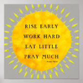 Levensadvies Poster (Voorkant)