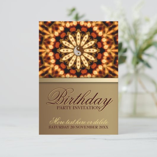 Levensbalans Aarde Bloeddag Kaart (Staand voorkant)