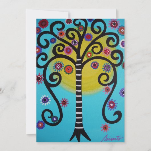 LEVENSBAR MITZVAH INVITATIE KAART (Voorkant)