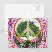 Levensbedreigende levensboom briefkaart (Voorkant / Achterkant)