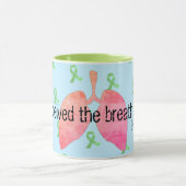 Levensbedreigende Lung Transplant Coffee Mok (Midden)