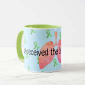 Levensbedreigende Lung Transplant Coffee Mok (Voorkant links)